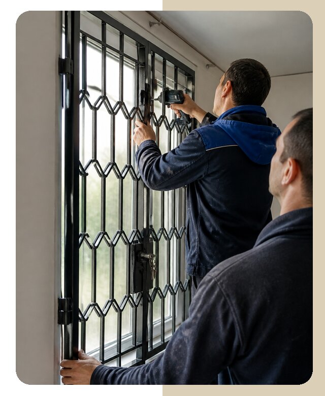 Установка распашных решеток в Партизанске цена от 6976 р. | ДвериЛегко-Прт