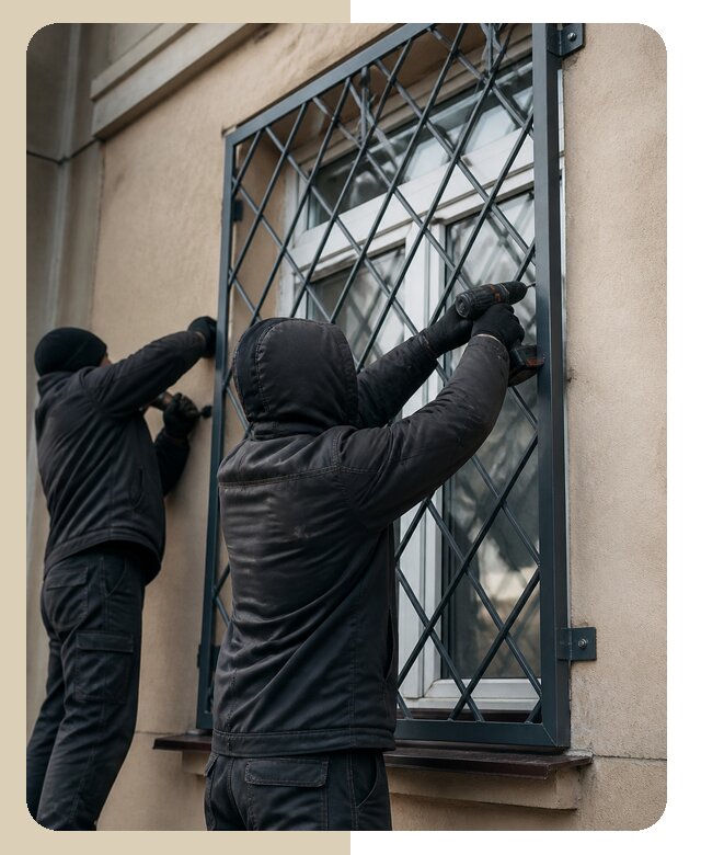 Установка антивандальных решеток на окна в Партизанске